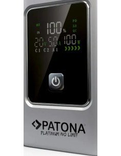 PLATINUM POWERBANK LUXURY ONE PD35W 10.000MAH 2XUSB-C PD3.0 1XUSB-A 2